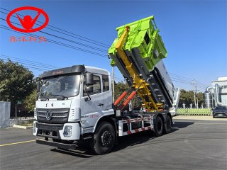 勾臂式垃圾车-25吨勾臂车可选用哪些底盘？
