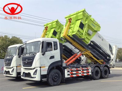 25吨东风天龙勾臂垃圾车