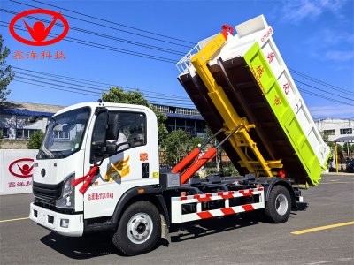 12吨重汽豪曼勾臂车